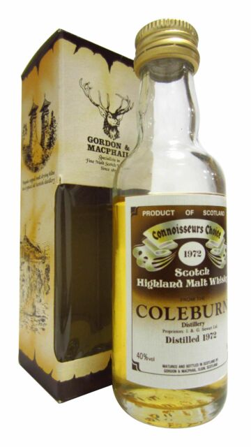 Coleburn (silent) - Connoisseurs Choice Single Malt Scotch 1972 Whisky Miniature