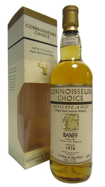 Banff (silent) - Connoisseurs Choice Single Malt Scotch 1976 28 year old Whisky
