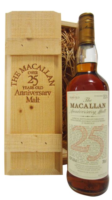 The Macallan - 1999 Release Anniversary Malt Highland Single Malt Scotch 1974 25 year old Whisky