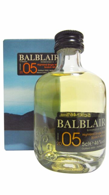 Balblair - Vintage Highland Single Malt Scotch 2005 Whisky Miniature