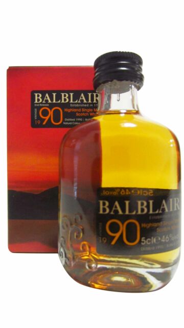 Balblair - Vintage Highland Single Malt Scotch 1990 Whisky Miniature