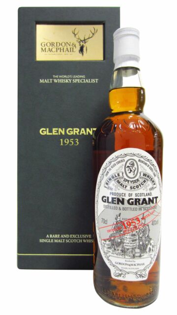 Glen Grant - Gordon & MacPhail Speyside Single Malt Scotch 1953 60 year old Whisky
