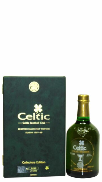 Celtic Football Club - Cup Winners 1997-1998 1985 12 year old Whisky