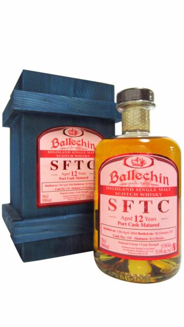 Ballechin - Straight From The Cask - Single Port Cask #198 2004 12 year old Whisky