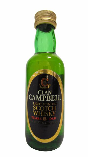 Clan Campbell - Blended Scotch 5 year old Whisky Miniature