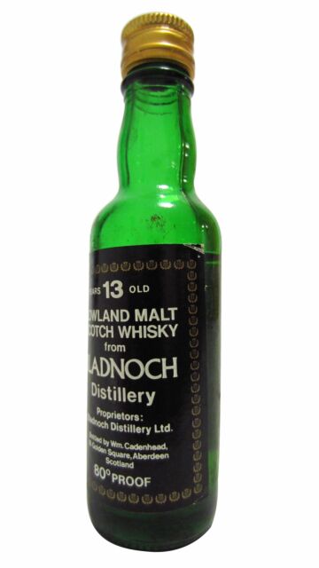 Bladnoch - Cadenhead's Single Malt Scotch 13 year old Whisky Miniature