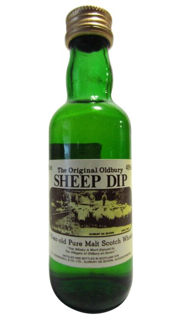 Sheep Dip - Blended Scotch  8 year old Whisky Miniature (Old Bottling)