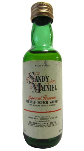 Sandy Macniel - Blended Scotch Whisky Miniature