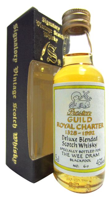 Signatory Vintage - Preston Guild Royal Charter Blended Scotch Whisky Miniature