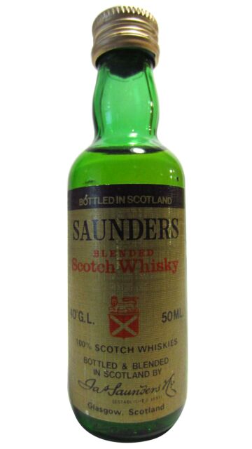 Saunders - Blended Scotch Whisky Miniature