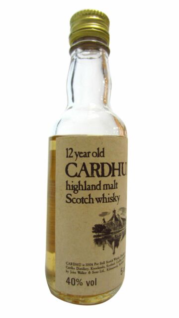 Cardhu - Highland Malt 12 year old Whisky Miniature
