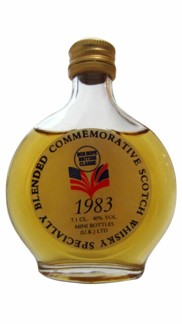 Mini Bottles - Bob Hope British Classic 1983 Blended Scotch Whisky Miniature