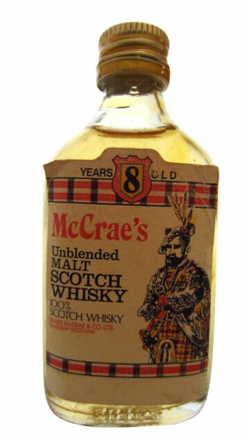 McCrae's - Unblended Scotch 8 year old Whisky Miniature