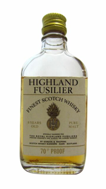 Highland Fusilier - Finest Scotch 8 year old Whisky Miniature