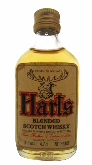 Harts - Blended Scotch Whisky Miniature (1970's Bottling)