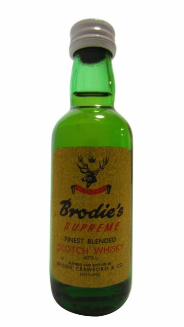 Brodie's Supreme - Blended Scotch Whisky Miniature
