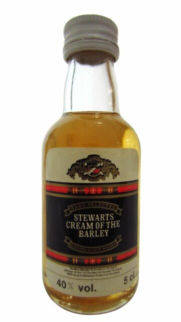 Stewarts Cream Of The Barley - Blended Scotch Whisky Miniature