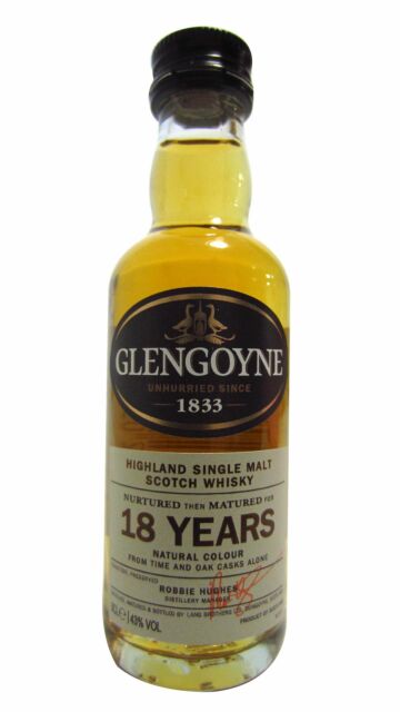 Glengoyne - Highland Single Malt Scotch 18 year old Whisky Miniature