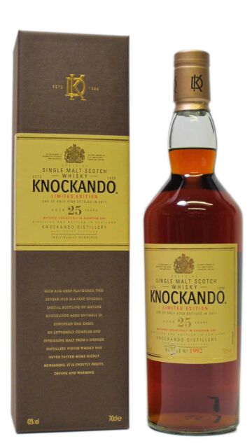 Knockando - 2011 Special Release Single Malt Scotch 1986 25 year old Whisky