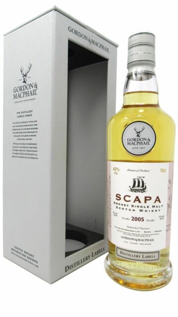 Scapa - Gordon & MacPhail Distillery Labels Single Malt Scotch 2005 13 year old Whisky