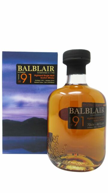 Balblair - 3rd Release Vintage Highland Single Malt Scotch 1991 27 year old Whisky