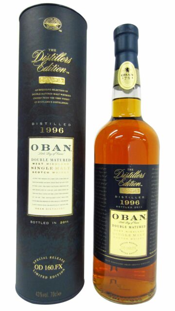 Oban - 2011 Distillers Edition Single Malt Scotch 1996 15 year old Whisky