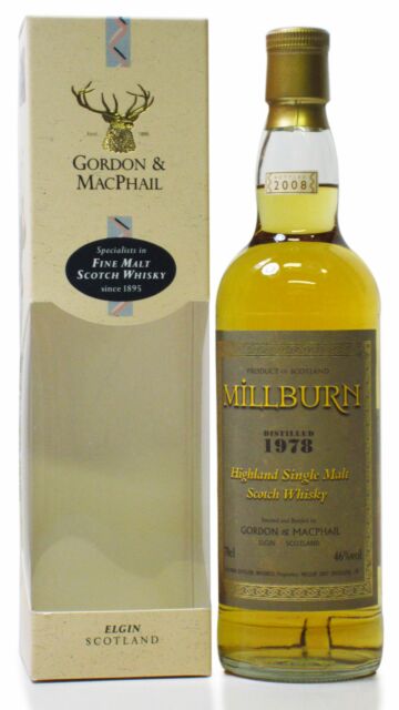 Millburn (silent) - Gordon & MacPhail Single Malt Scotch 1978 30 year old Whisky