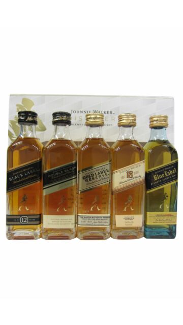 Johnnie Walker - Blended Scotch Whisky Miniature Gift Pack (5 x 5cl)