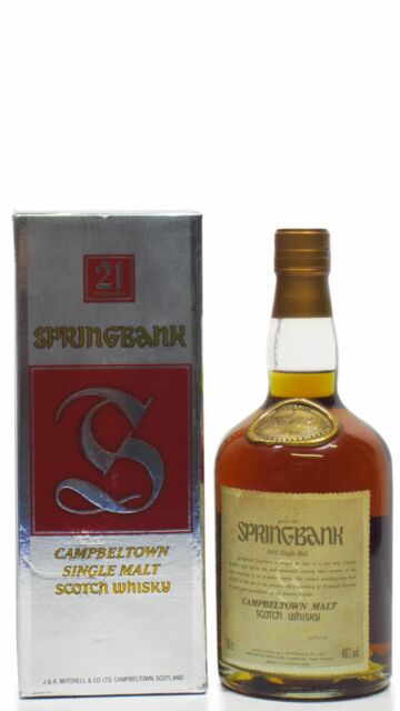 Springbank - 100% Campbeltown Single Malt Scotch 21 year old Whisky