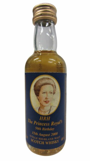 The Princess Royal's - 50th Birthday Blended Scotch Whisky Miniature