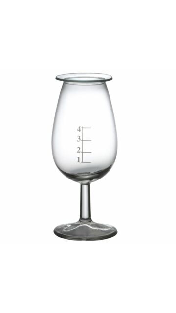 Distillery Taster - Whisky Glass with Watch Glass Cover