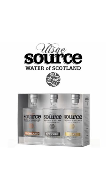 Uisge Source - Scottish Mineral Water Miniature Gift Pack