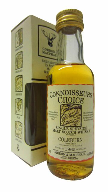 Coleburn (silent) - Connoisseurs Choice Single Malt Scotch 1965 Whisky Miniature