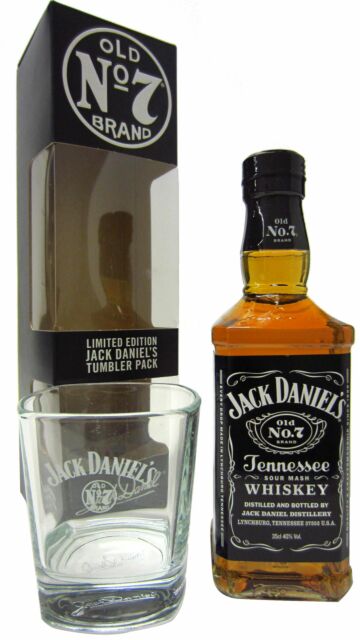Jack Daniel's - Old No. 7 Tennessee Whiskey Glass Pack (35cl)