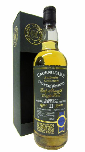Hazelburn - Cadenhead's Authentic Collection Single Malt Scotch 2000 11 year old Whisky