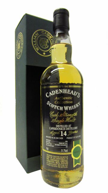 Caperdonich (silent) - Cadenhead's Authentic Collection Single Malt Scotch 1996 14 year old Whisky