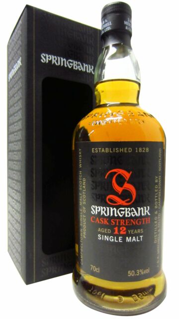 Springbank - Cask Strength Batch 7 Campbeltown Single Malt Scotch 12 year old Whisky