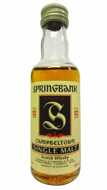 Springbank - 100 Proof Single Malt Scotch 12 year old Whisky Miniature
