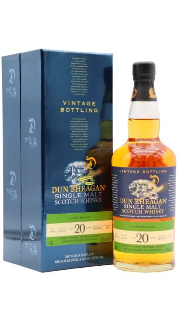 Laphroaig - Dun Bheagan Single Malt Scotch 1998 20 year old Whisky