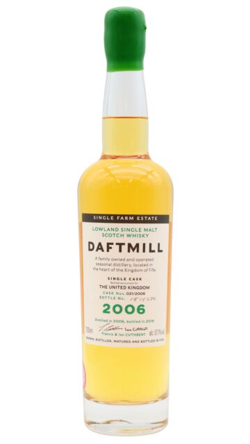 Daftmill - Single Bourbon Cask #21 2006 12 year old Whisky (UK Exclusive)