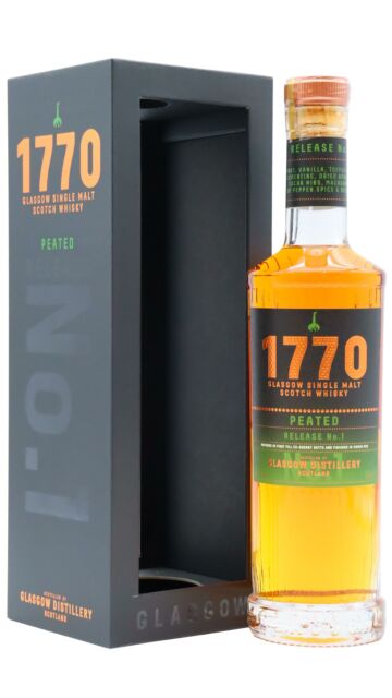 Glasgow 1770 - Release No. 1 Peated Single Malt Scotch Whisky (50cl)