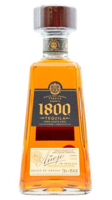 1800 - Reposado & Silver Tequila 20cl x 2 40% ABV Gift Pack | Hard