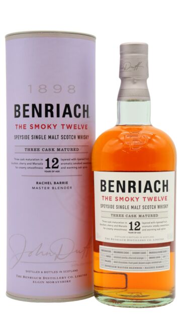 Benriach - The Smoky Twelve Speyside Single Malt Scotch 12 year old Whisky