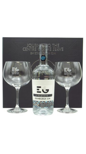 Edinburgh Gin - Small Batch Gin Glass Pack
