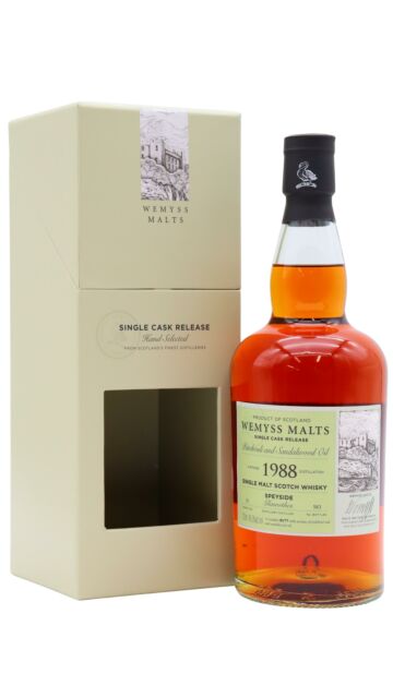 Glenrothes - Wemyss Malts - Patchouli And Sandalwood Oil Single Cask 1988 31 year old Whisky
