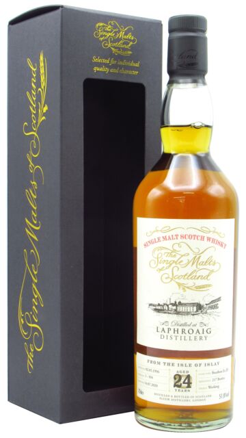Laphroaig - The Single Malts of Scotland - Single Cask #1-104  1996 24 year old Whisky