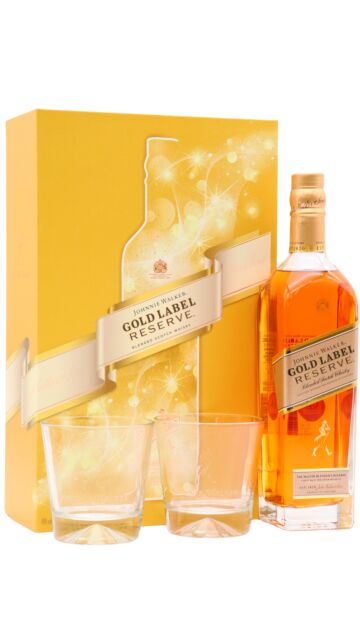 Johnnie Walker - Gold Label Reserve 200th Anniversary Blended Scotch Whisky Glass Pack
