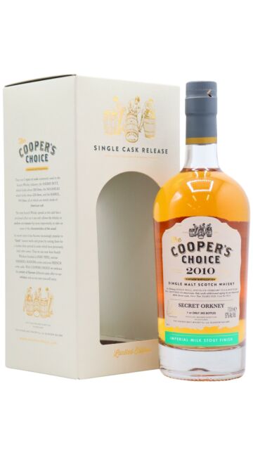 Undisclosed Orkney - Cooper's Choice - Single Stout Cask #9052 2010 10 year old Whisky