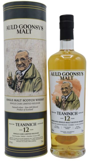 Teaninich - Auld Goonsy's Single Cask #709926 2008 12 year old Whisky