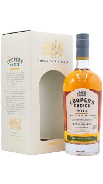 Royal Brackla - Cooper's Choice - Single Madeira Cask #9373 2014 7 year old Whisky